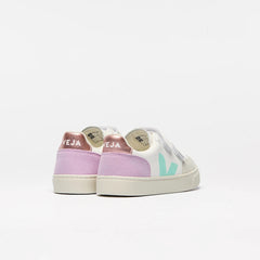 V-12 LEATHER WHITE MULTICO ORCHID