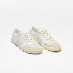 VOLLEY LEATHER WHITE NATURAL