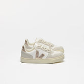 V-10 LEATHER WHITE PLATINE NATURAL