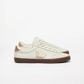 VOLLEY LEATHER WHITE PLATINE BARK