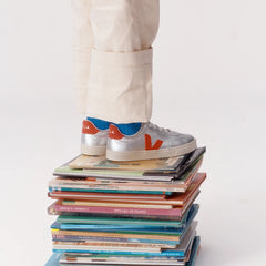 VOLLEY ELASTIC LACES LEATHER SILVER PEKIN