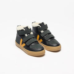 V-10 MID WINTER LEATHER BLACK OURO GRAFITE