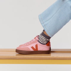 VOLLEY ELASTIC LACES LEATHER GUIMAUVE PEKIN BARK