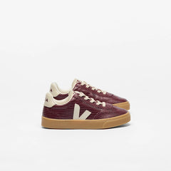 VOLLEY ELASTIC LACES LEATHER AMARANTE PIERRE NATURAL